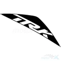 Naklejka osłony zbiornika paliwa prawa Benelli TRK 702 Antracite Grey