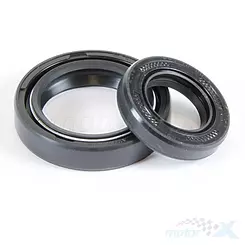 Uszczelniacze wału korbowego, 2 sztuki, 28x40x8mm, 18x30x6mm, Prox (42.3206) Suzuki RM 125 '86-88