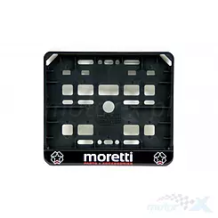 Ramka tablicy rejestracyjnej, pod tablice 190x150mm, Moretti Parts