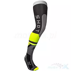 Skarpety motocyklowe, długie, pod ochraniacze, SHOT Racing NEON YELLOW, 39-42