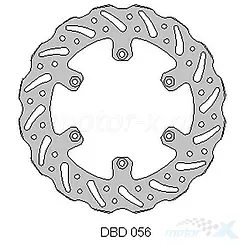Tarcza hamulcowa, tylna, wave, Delta Braking DBD056 (NG1294)