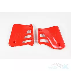 Osłony chłodnicy czerwone UFO Plast Honda CR 125 85-88