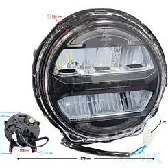 Lampa przednia reflektor Barton Naked 50