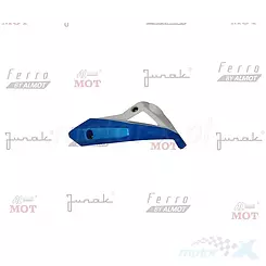 Osłona dolna silnika prawa biało-niebieska (rs125 pro)