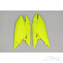 Osłony tylne górne komplet żółte fluo UFO Plast Yamaha RMZ 250 / 450