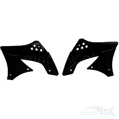 Osłony chłodnicy czarne Racetech Kawasaki KXF 450   09-11