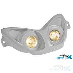 Reflektor przedni Revo Double, biały, MBK Nitro / Yamaha Aerox