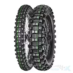 Opona motocyklowa offroad Mitas 90/100-12 TERRA FORCE-EX MH SUPER SOFT (PODWÓJNY ZIELONY PASEK) 46M TT tył