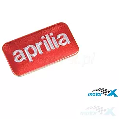 Emblemat / naklejka Aprilia 3D 24x13mm, Aprilia 125-1100