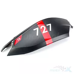 Osłona tylna górna prawa czarna Romet 727 SR