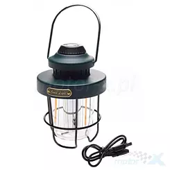 Lampa campingowa LED, zielona, Leoshi Retro