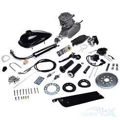 Kompletny zestaw do konwersji napędu rowera na silnik spalinowy, pojemność 50cc, WM Motor