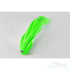 Błotnik przedni zielony fluo UFO Plast Kawasaki KXF 250 / 450