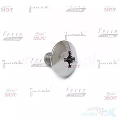 Wkręt M6x10mm mocowania osłony tłumika, Junak