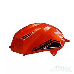 Zbiornik paliwa pomarańczowy, pompa na 8 śrub, Junak Racer 125
