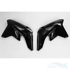 Osłony chłodnicy czarne UFO Plast Suzuki RMZ 250 07-09