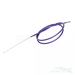 Linka hamulca przedniego, rowerowa, pancerz 850 mm, linka 1000 mm, fioletowa