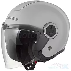 Kask otwarty z blendą LS2 OF620 Classy Połysk Perłowy Szary