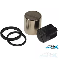 Tłoczek zacisku hamulcowego z uszczelniaczami, Suzuki GS 500 89-95 / DR 800 91-96 / VX 800 90-95