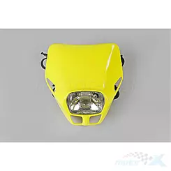 Lampa uniwersalna przednia, uniwersalna, żarówka 12V 35W, homologacja, żółta, UFO Plast Fire Fly