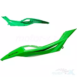 Osłona tylna górna prawa zielona Barton Blade-R 125