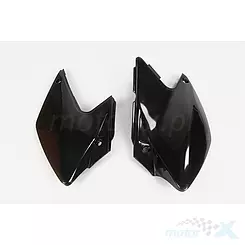 Osłony tylne górne komplet czarny UFO Plast Kawasaki KXL 450R 08-