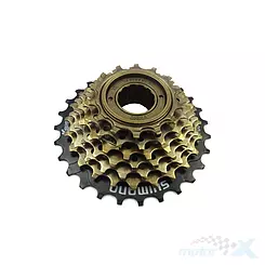Wolnobieg rowerowy, 7 rzędowy, Shimano, 14-28 zębów, typ TZ500 