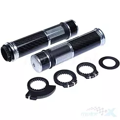 Manetki komplet uniwersalne carbon 657 srebrne 