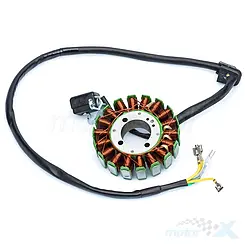 Stator iskrownik, stojan alternatora, 18 cewek, Romet Division 125 od 2024