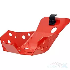 Osłona silnika dolna, aluminiowa, czerwona, Crosspro Enduro EC