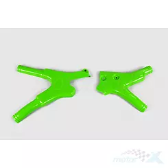 Osłony boczne zielone UFO Plast Kawasaki KDX 200 90-94