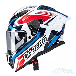 Kask integralny z blendą Caberg Drift Evo II Jarama (Pinlock) biały/czerwony/niebieski 