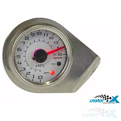 Termometr Koso GP Style 48 (0-150°C, białe tło, niebieskie podświetlenie)