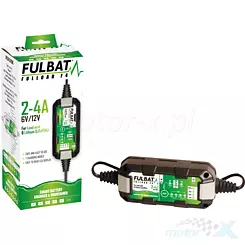 Ładowarka akumulatora, do wszystkich rodzajów akumulatorów, Fulbat Fulload F4, 6V/12V, od 2A do 4A