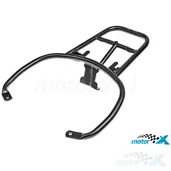 Bagażnik tylny, wspornik kufra, czarny, FA Italia, Vespa GTS 125-300 07-18