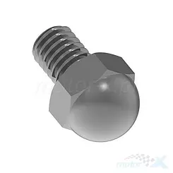 Śruba kulista podnóżka M6x8mm Zontes