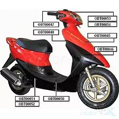 Osłona kierownicy przednia Honda  DIO ZX AF34/35