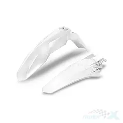 Błotnik przedni i błotnik tylny zestaw biały UFO Plast Gas Gas MC / EX/ EX-F