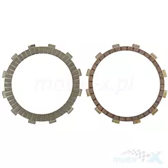 Tarcze sprzęgła, 5 sztuk, TRW Lucas MCC229-5  Kawasaki KX / EX / KEF / KLF 250 / 300