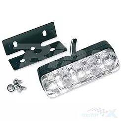 Uniwersalna lampa tablicy rejestracyjnej, LED 12V 0.2W, homologacja E11, 37x9mm, ze śrubami i klejem, Vicma