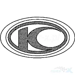 Naklejka Kymco logo 28.5mm 