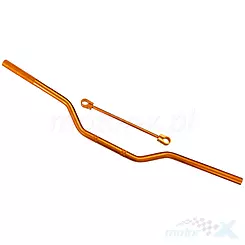 Kierownica uniwersalna 22mm, pomarańczowa, Moretti Parts, Naked / Cross