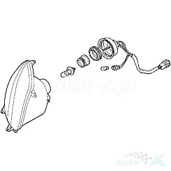 Lampa przednia prawa Kymco MXU 500