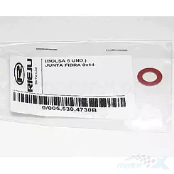 Uszczelka fibra 8x14mm oryginalna Minarelli AM6 / 1E40MB 50 2T LC