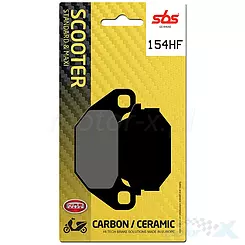 Klocki hamulcowe przednie, ceramiczne SBS 154 HF