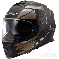 Kask integralny LS2 FF800 Storm II Tracker Matowy Czarno-Złoty