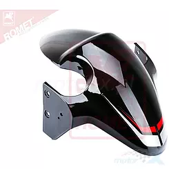 Błotnik przedni Router Bassa Euro 4 czar/czer