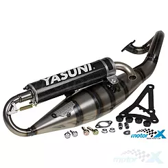 Wydech Yasuni R Carbon Black Edition, Minarelli horizontal (homologacja)