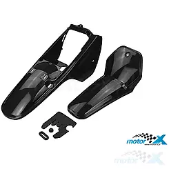 Komplet plastików TNT, 2 elementy, czarny, Yamaha PW 80