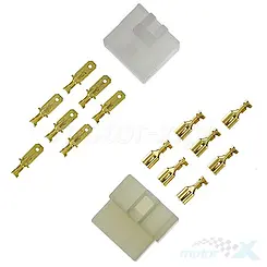 Kostka elektryczna, złącze, 6 pinów 1/4", nowy typ, ELECTROSPORT ES132